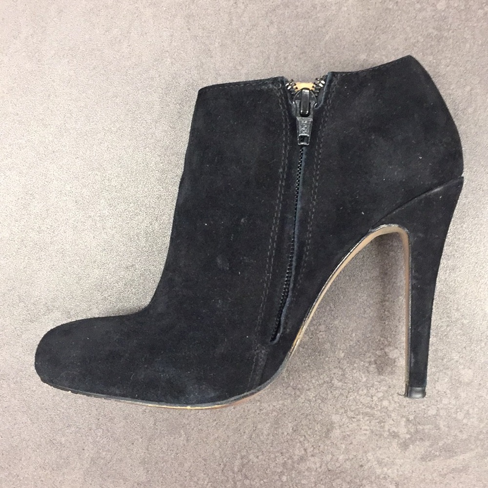 Aldo black suede ankle booties - Picture 2 of 7